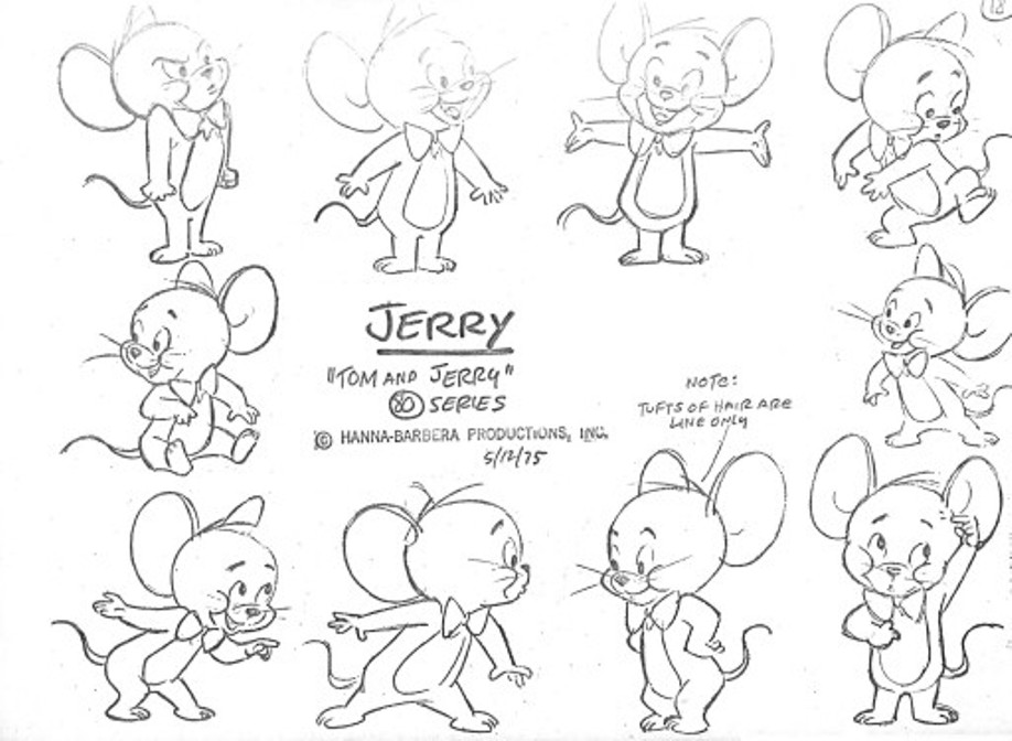 New Tom And Jerry Layout Sheets 6156